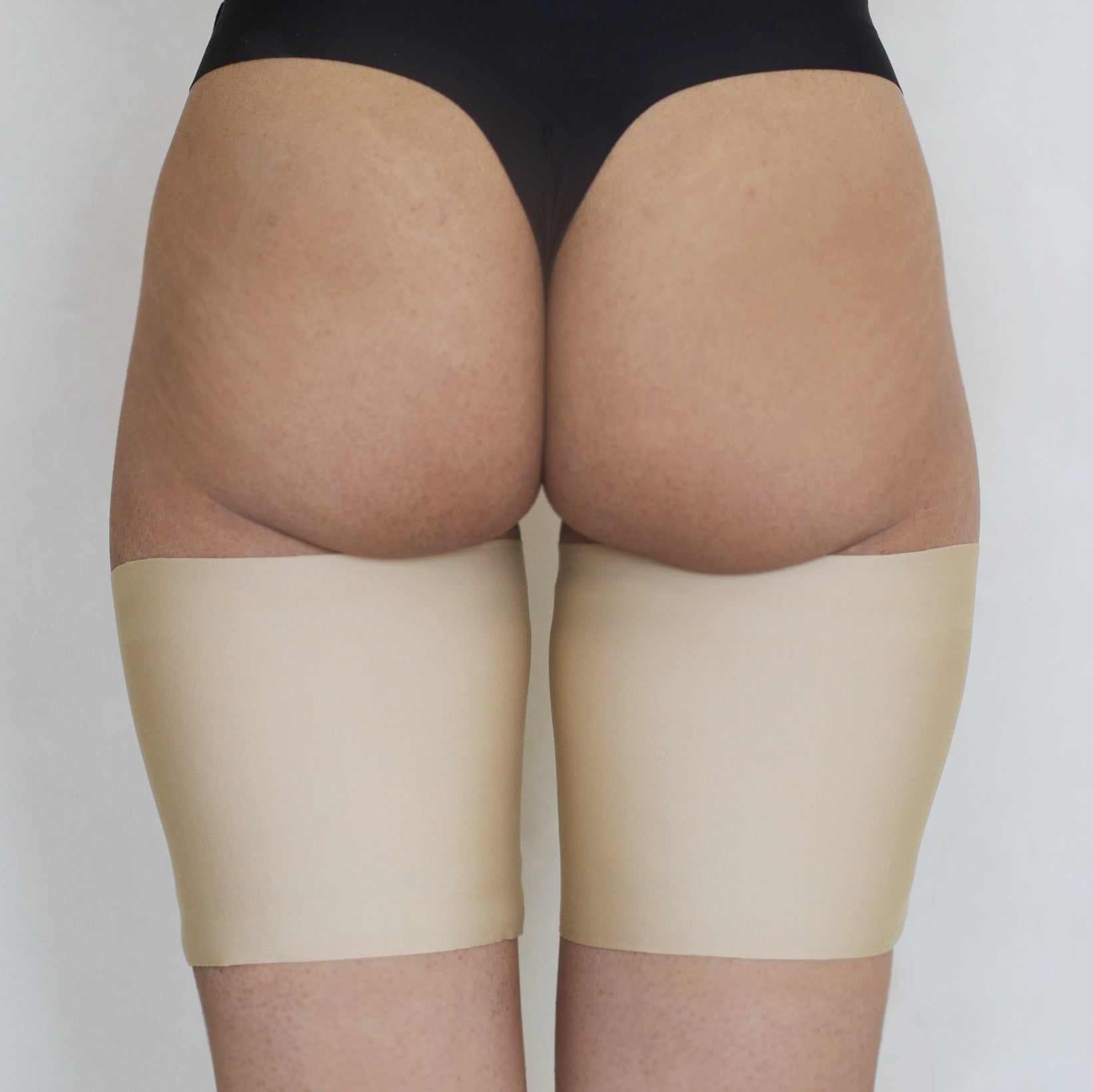 Sport Satin Thigh Bands in Beige